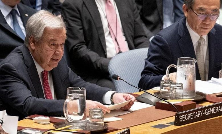 الصحراء المغربية.. غوتيريش يطلع مجلس الأمن على المبادرة الملكية لفك العزلة عن بلدان الساحل الصحراء المغربية.. غوتيريش يطلع مجلس الأمن على المبادرة الملكية لفك العزلة عن بلدان الساحل