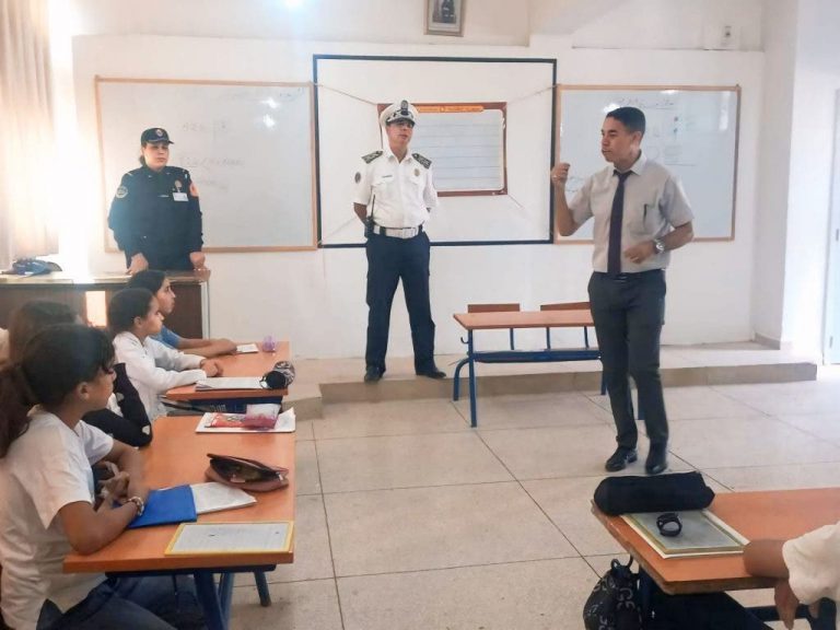 جرسيف.. الأمن الإقليمي يساهم في حملة تحسيسية في الوسط المدرسي