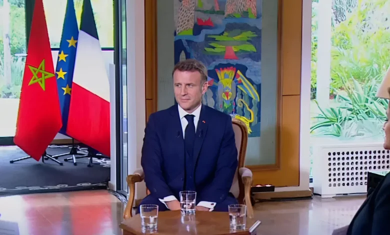 ماكرون: “فرنسا ستقود حملة دبلوماسية أوروبية لدعم سيادة المغرب على أقاليمه الجنوبية” ماكرون: “فرنسا ستقود حملة دبلوماسية أوروبية لدعم سيادة المغرب على أقاليمه الجنوبية”