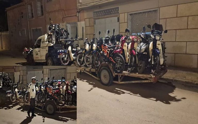 وجدة .. الأمن يشدد الرقابة على الدراجات النارية بعد تناسل عمليات السرقة