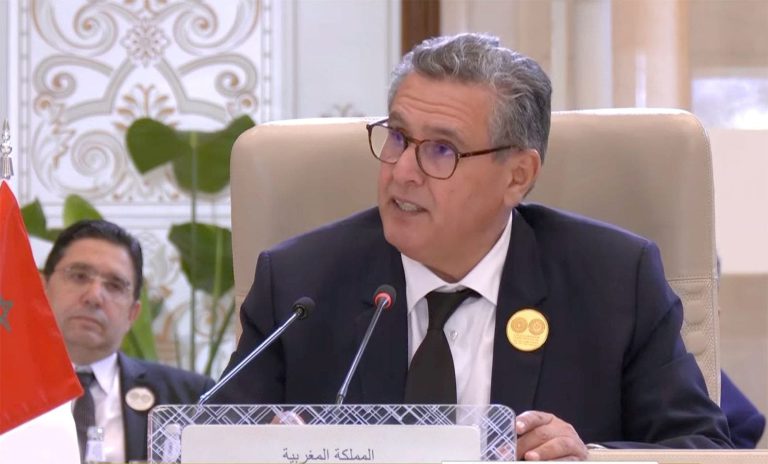 أخنوش من الرياض: الملك يضع القضية الفلسطينية ضمن ثوابت السياسة الخارجية للمملكة