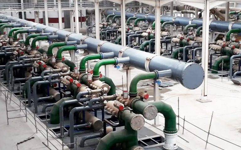 أشغال بناء محطة تحلية مياه البحر بسيدي إفني تشارف على الانتهاء
