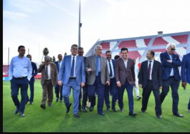 تسليم الملعب الشرفي بمكناس بحضور نائب لقجع وعامل عمالة مكناس تسليم الملعب الشرفي بمكناس بحضور نائب لقجع وعامل عمالة مكناس