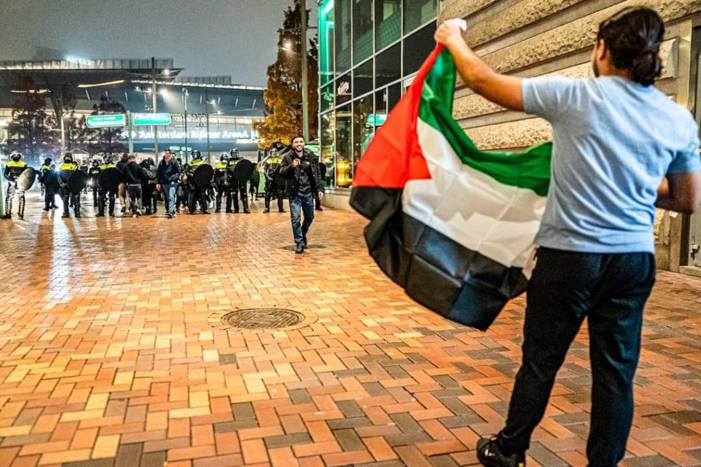 هبة بريس بقلب أحداث امستردام ترصد آراء أفراد الجالية” فيديو”