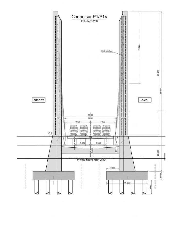 مشروع ضخم.. إحداث جسر معلق قرب برج محمد السادس 4 الصورة الثالثة لتصميم جسر معلق قرب برج محمد السادس