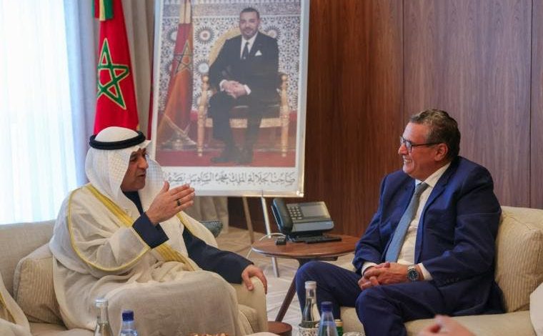 أخنوش يتباحث مع الأمين العام لمجلس التعاون لدول الخليج العربية أخنوش يتباحث مع الأمين العام لمجلس التعاون لدول الخليج العربية