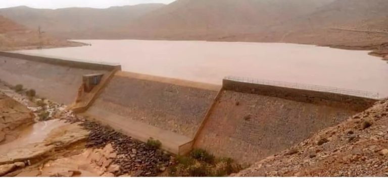 أشغال إصلاح سد سيدي المحجوب بكلميم تصل مراحل متقدمة
