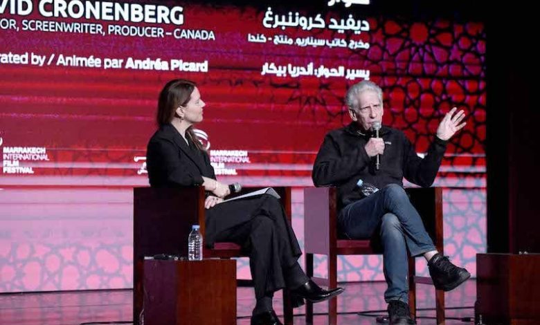 تكريم ديفيد كروننبرغ لمسة فنية في مهرجان مراكش السينمائي تكريم ديفيد كروننبرغ لمسة فنية في مهرجان مراكش السينمائي