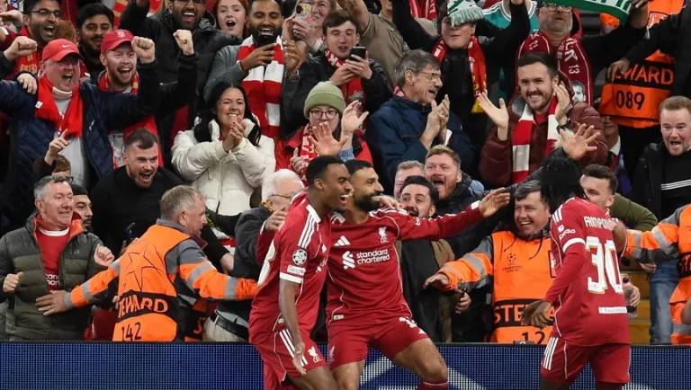 فان دايك يمنح ليفربول فوزاً قاتلاً على أتلتيكو مدريد في دوري الأبطال