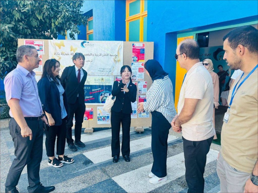 وفد من الوكالة اليابانية للتعاون الدولي يزور مؤسسة للتربية والتكوين بتازة